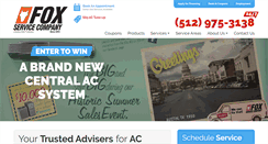 Desktop Screenshot of foxservice.com